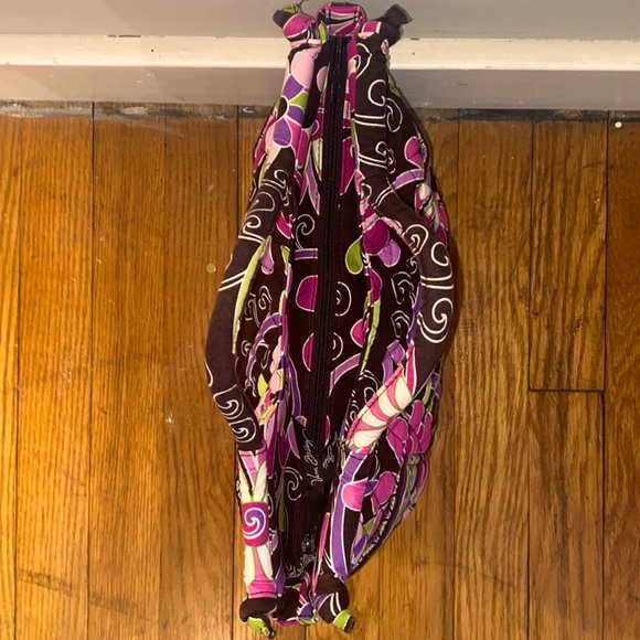 Authentic Vera Bradley Handbag And Matching Wallet in Purple Punch - Picture 8 of 17